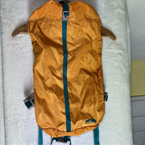 Golite Go Lite Backpack Med Orange Teal Camping Hiking Packable Gorpcore Outdoor - Picture 1 of 10